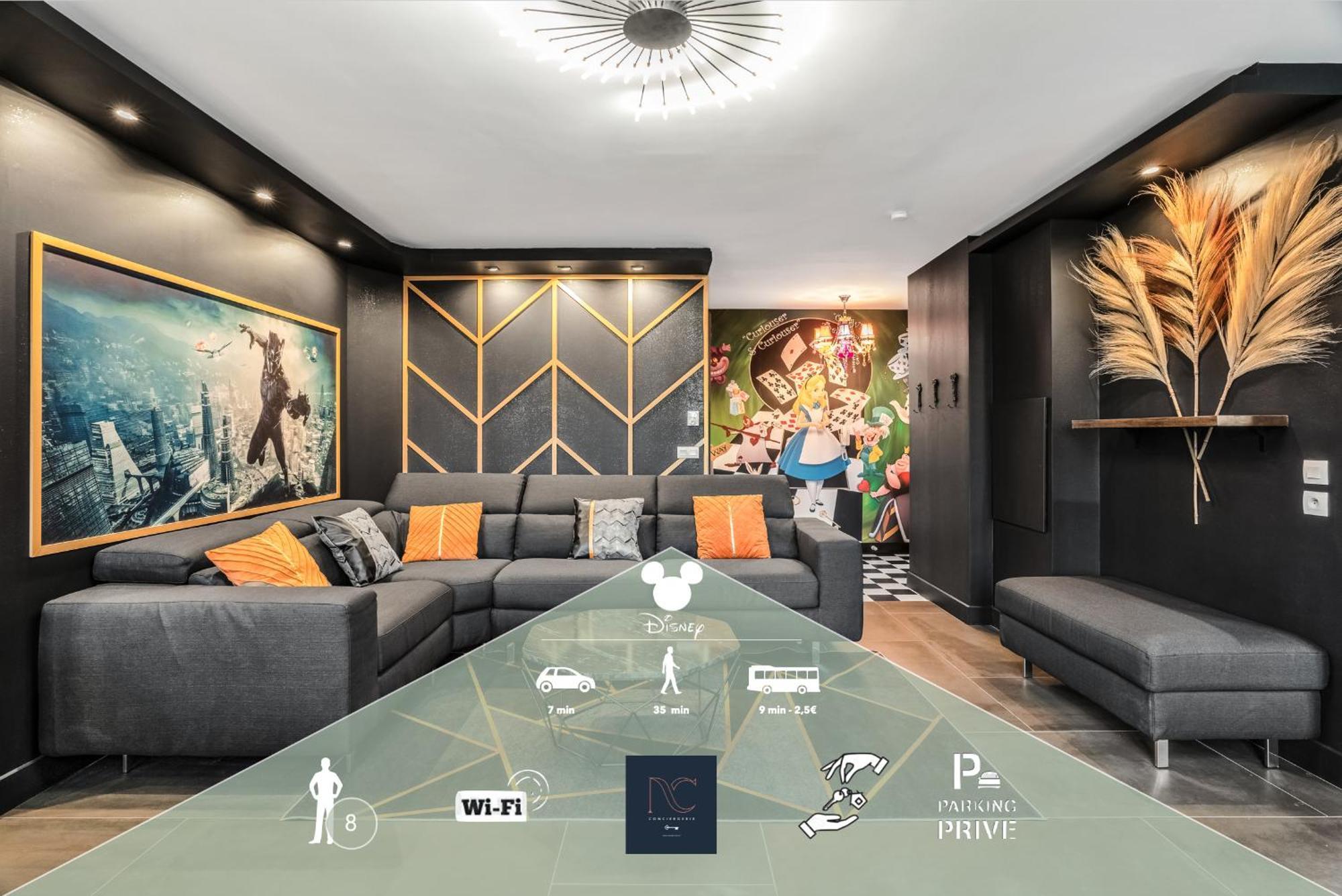 Disneyland-dream 8 Pers,2 Parking, Wifi Appartamento Serris